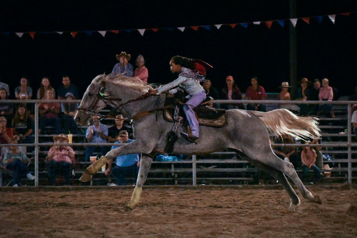 My daughter & her horse at the Lonoke county fair.